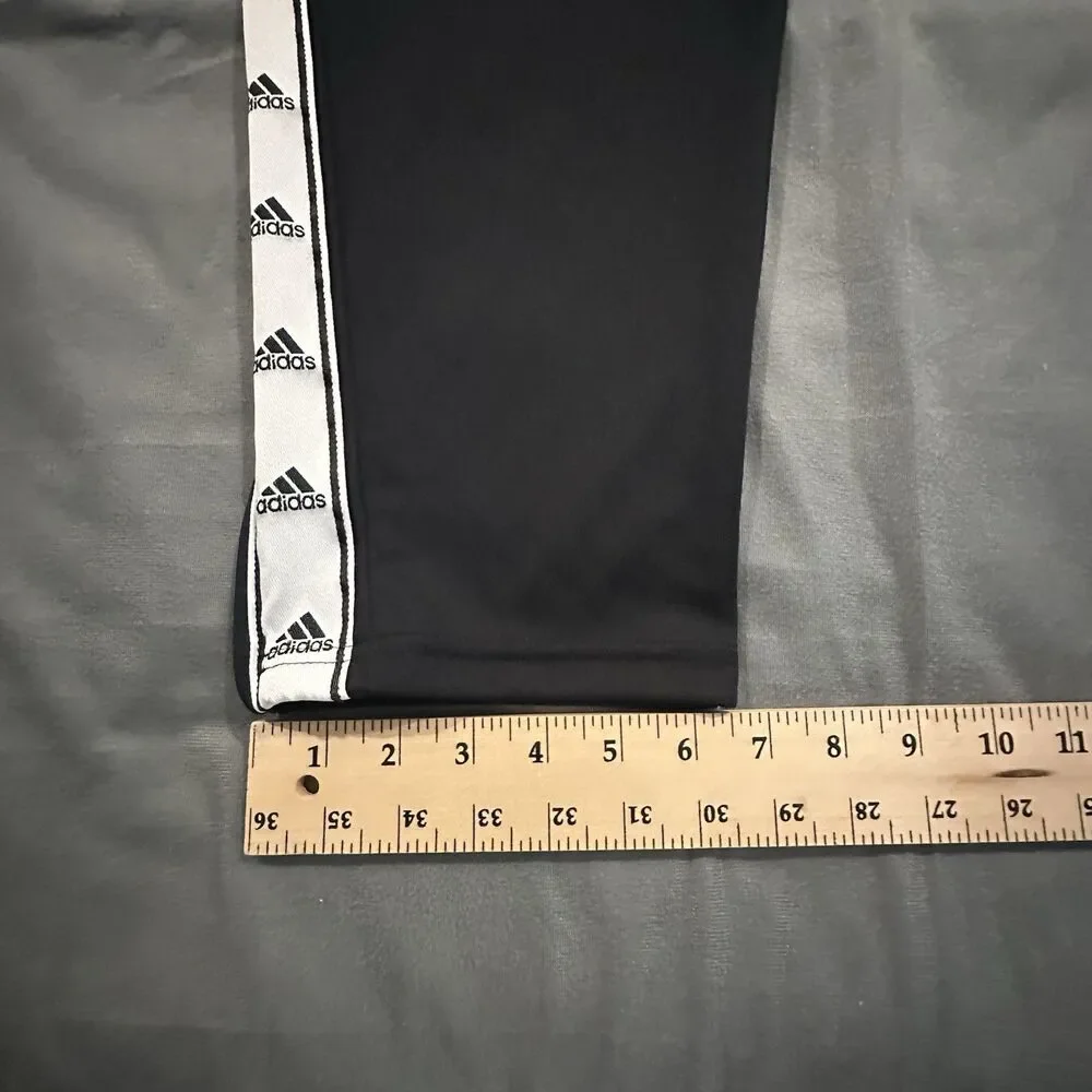 Adidas Tiro 19 Track Pants Mens XL Black Tape Stripe Climacool Soccer Zip Ankle